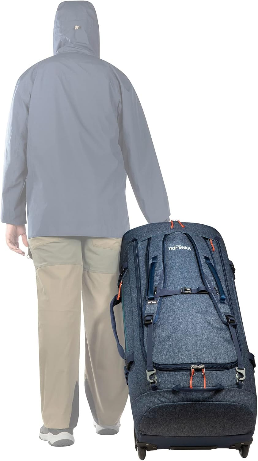 Tatonka Duffle Trolley Luggage Bag, 105 Liter, Navy image number 5