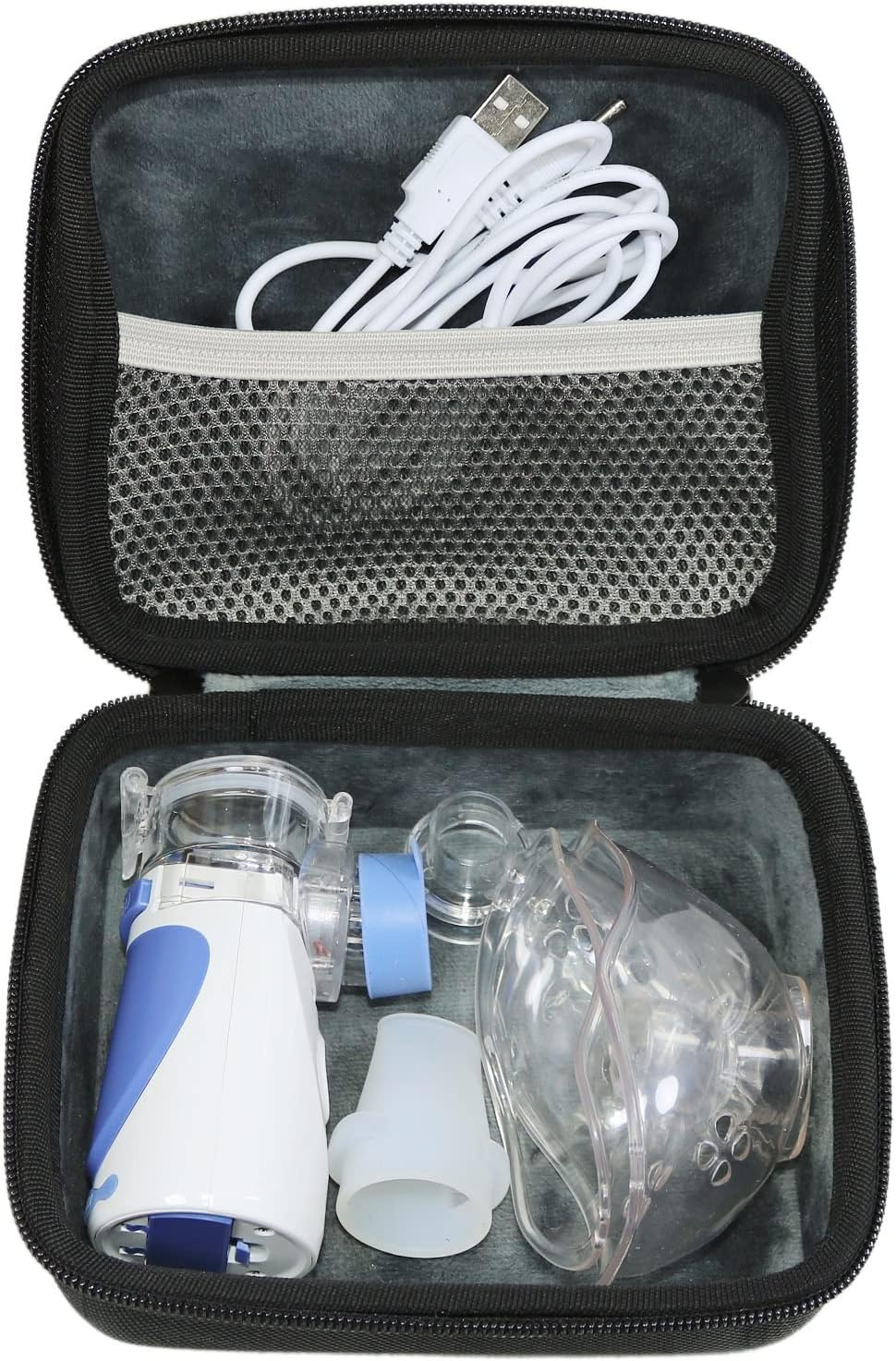 Maoershan Hard Carrying Case Compatible for Pgg-Bro Portable Nebulizer Machine Cool Mist Steam Inhaler Effective Handheld Mesh Nebulizer Machin (Case Only) image number 2
