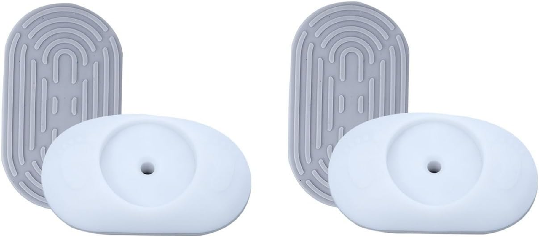 Extender - Extends Pressure Mounted Gates + Protects Walls + Stabilizes Gate, Works on Stairs - 4 Pack Wall Protector Accessories for Safety Gate Fence Wall Protector (White, One Size) image number 2