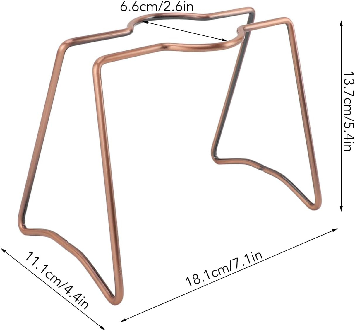 GRCFUMO Pour over Coffee Dripper Stand, Iron Filter Maker Coffee Holder, Stylish Tea Filter Stand Rack for Home Bar Hotel Coffee image number 5