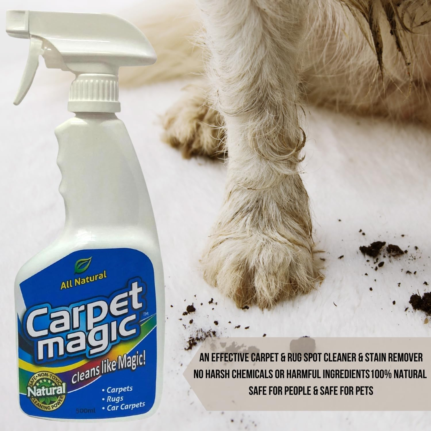 Carpet Magic-Spot Cleaner & Stain Remover for Carpet & Rugs 500Ml image number 2