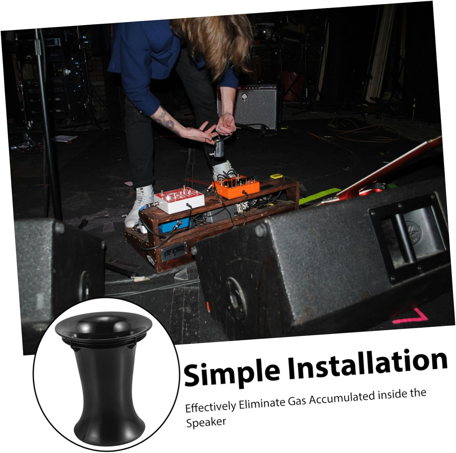 Angoily Speaker Guide Tube for Bass Reflex Port DIY Repair Parts Air Vent for Subwoofer Connectors for Loudspeaker Cabinet image number 4