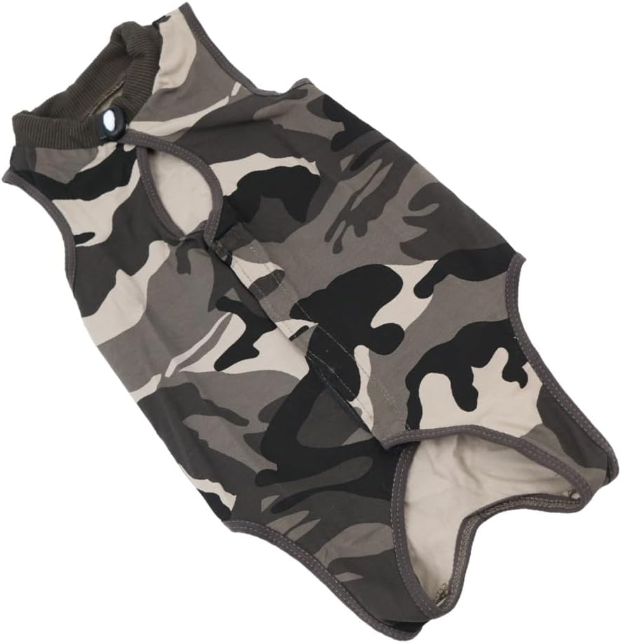 Ieron Cat Camouflage Suit, Soft Modal Fabric, Lightweight and Breathable, Perfect for Post-Surgery Comfort, Large image number 6