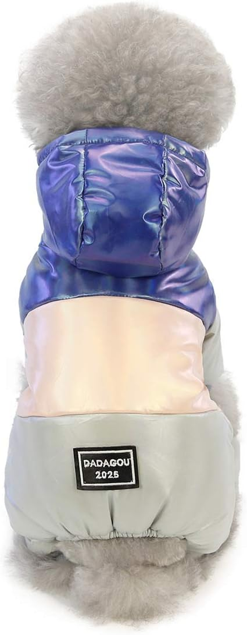 Izefia Dog Coat Windproof Jacket Cold Weather Coat 4 Legs Warm Dog Jumpsuit Winter Thick Clothes Waterproof Dog Coat for Small Dog Medium Cat Blue S image number 6