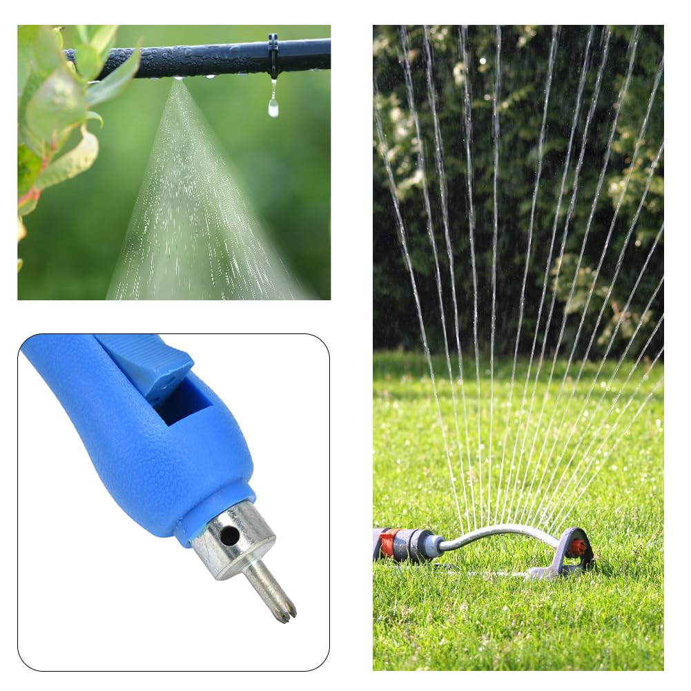Drip Irrigation Hole Punch, Watering System Tubing Punch Plastic Stainless Steel 3Mm Dripper Holes Punchers for Dropper Pipe Line Opening Emitter Insertion Drip Sprinkler Systems Outdoor image number 4