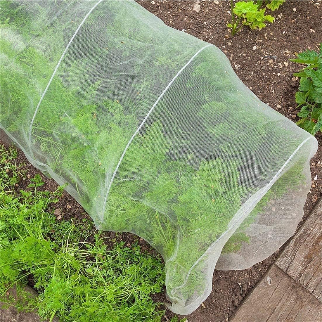 10M Garden Plant Protection Netting, Insect and Fly Proof Fruit Mesh Barrier for Vegetables Fruits Trees, Sun and Rain Penetration image number 5
