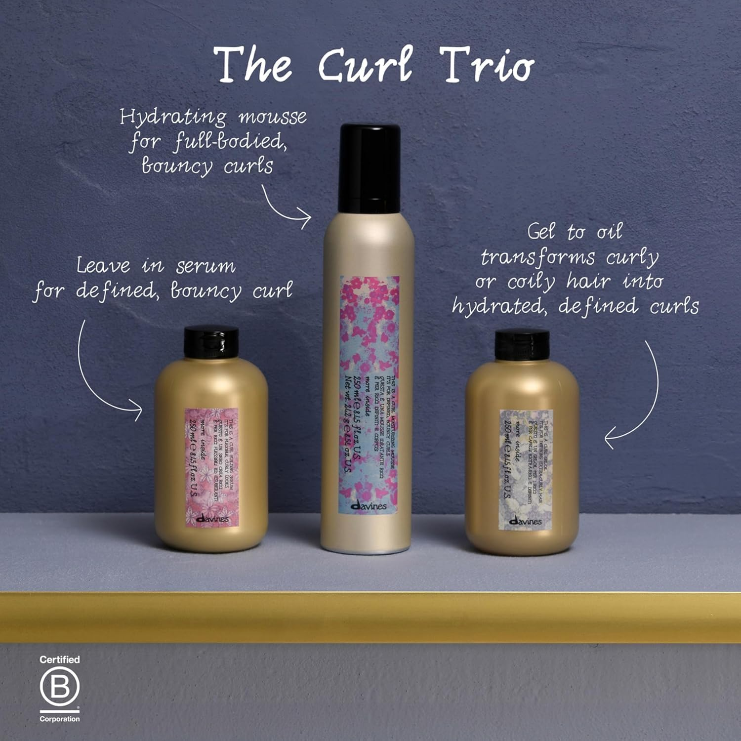 Davines More inside This Is a Curl Building Serum (For Flexible, Curly Looks) 250Ml/8.45Oz image number 2