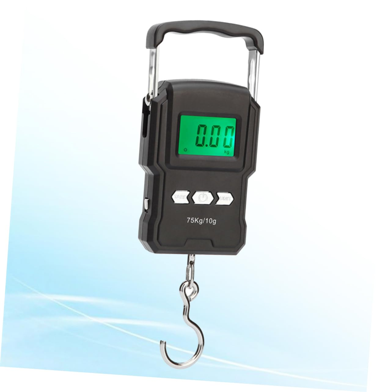 COLLBATH 75Kg Portable Luggage Scale Digital LCD Display Hanging Scale Handheld Weighing for Travel Suitcase and Carry Luggage