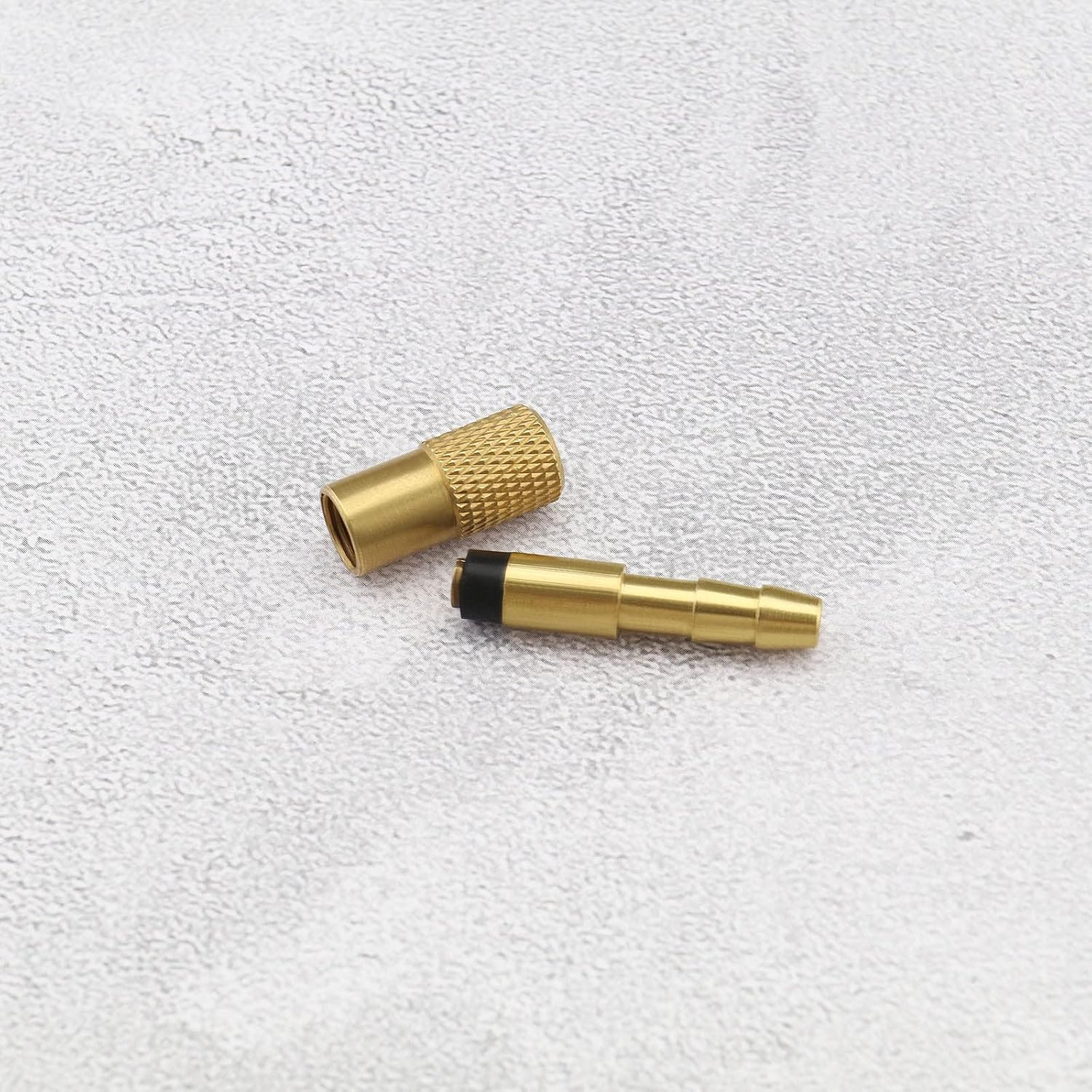 Emagtech 2Pcs Tyre Inflator Valve Connector Replacement Auto Air Pump Chuck Clip Car Clamp Tire Repair Tools Car Accessories Brass image number 3