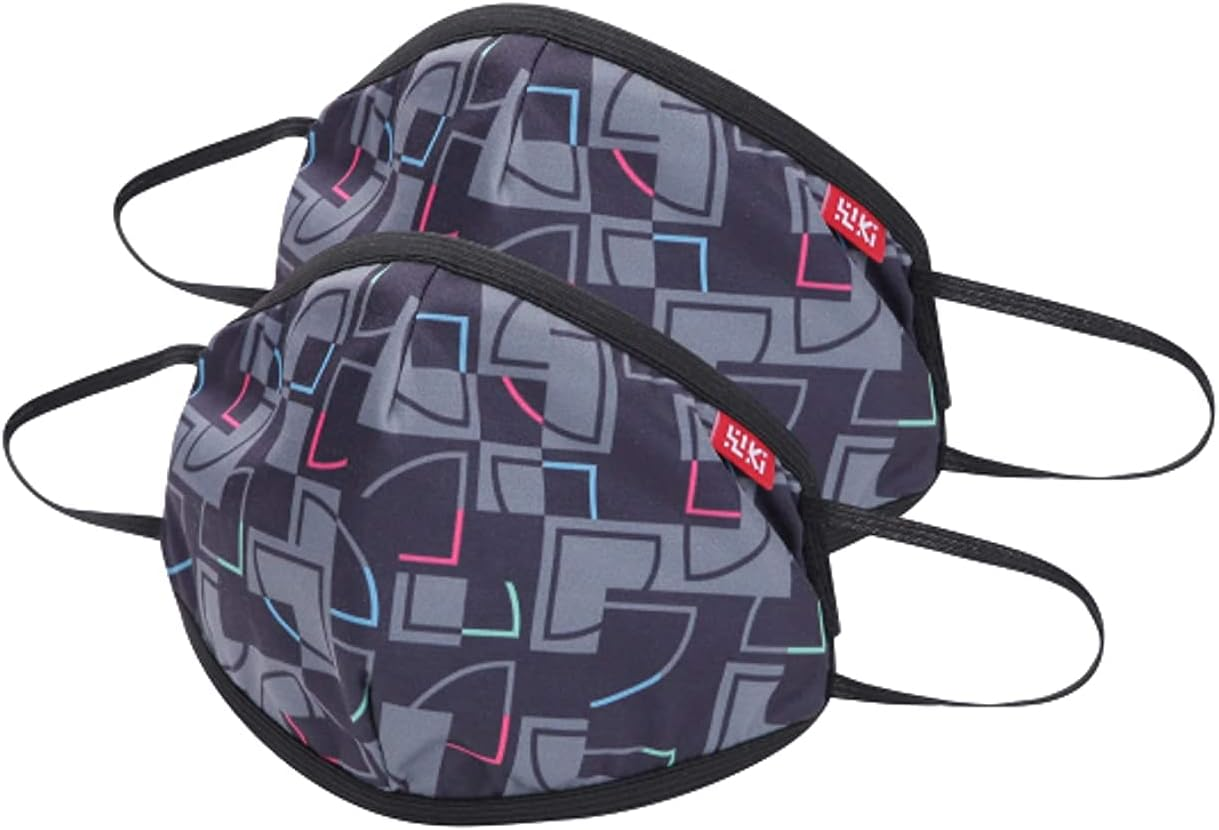 2 Kids Cloth Mask Washable with Flexi Band, Breathable, Lightweight & Reusable Cover for Kids, Boy & Girl, Flexible Fit Dust Protector, 3 Layer / 3 Ply Mask (Puzzle 2 Mask Pack) image number 5