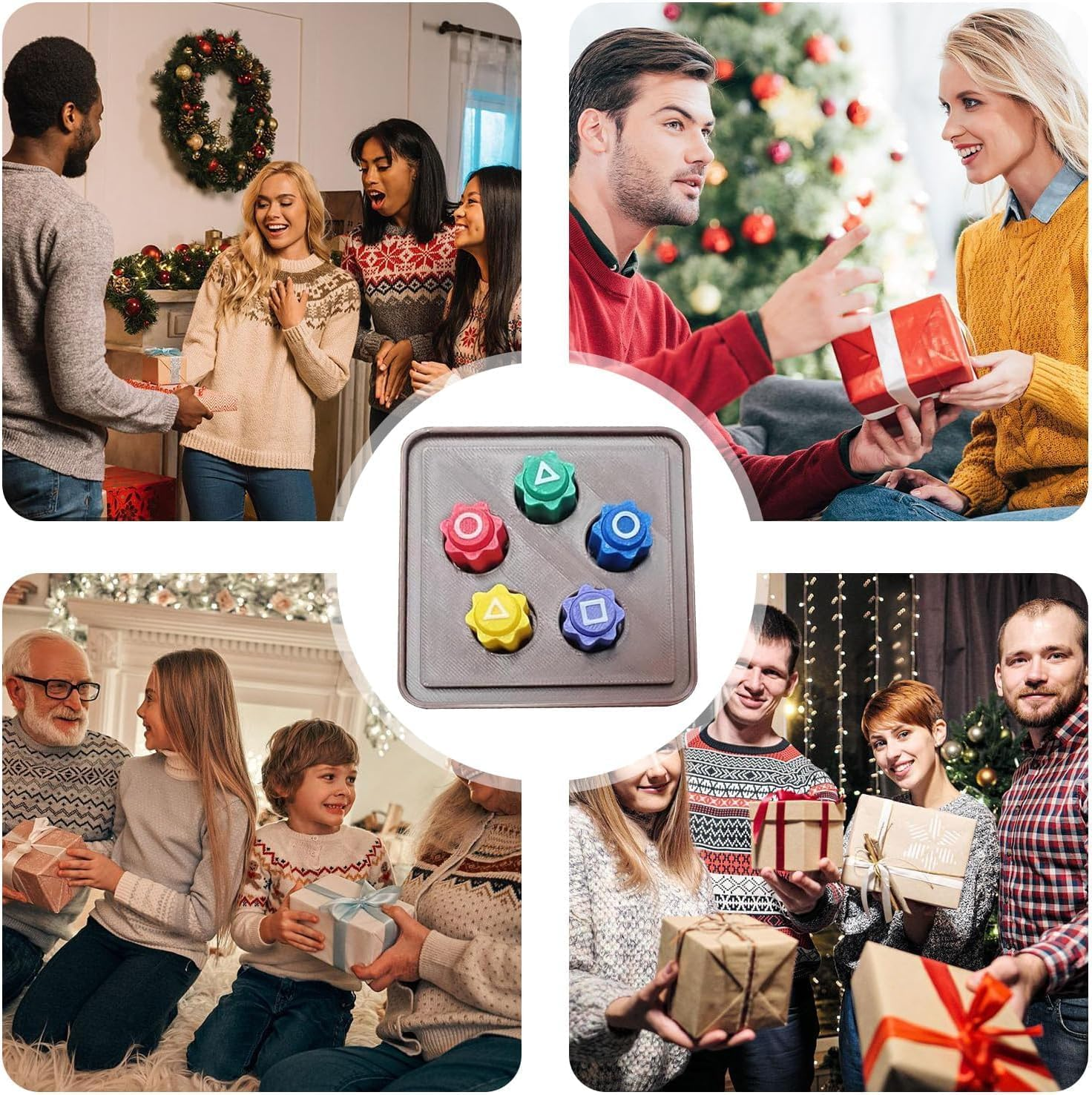 2Pcs Korean Traditional Play Game, Korean Folk Game Set, Gonggi Jack Stone Pebbles Set, Traditional Stone Game, Hand Eye Coordination Training Toy, Stone Catching Game Toy (With Base)