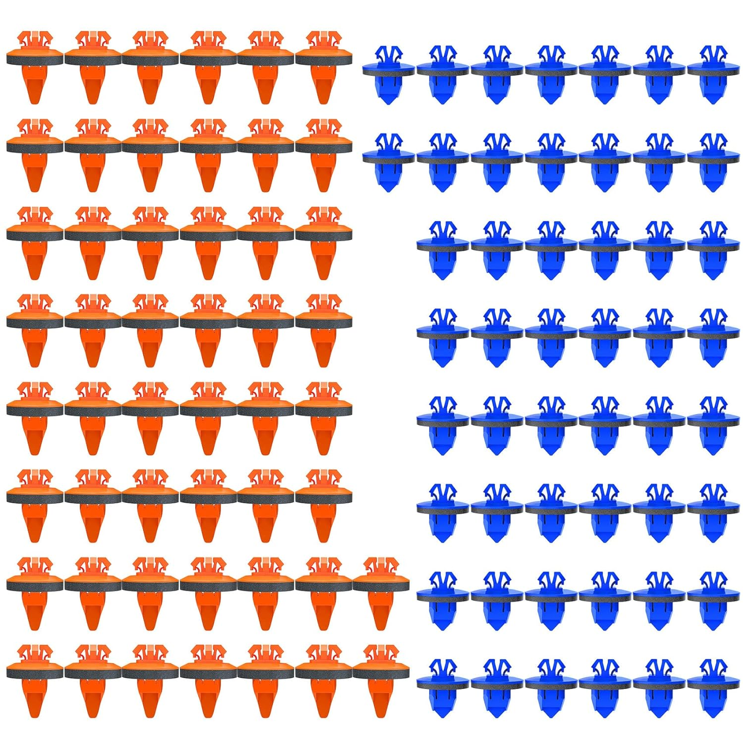 50PCS Fender Flare Clips, Push Door Trim Fastener, Fender Flare Retainer Clips Compatible with 4Runner, FJ Cruiser, Highlander, RAV4, Tacoma - Replace OEM: 75495-35010 75397-35010 image number 2