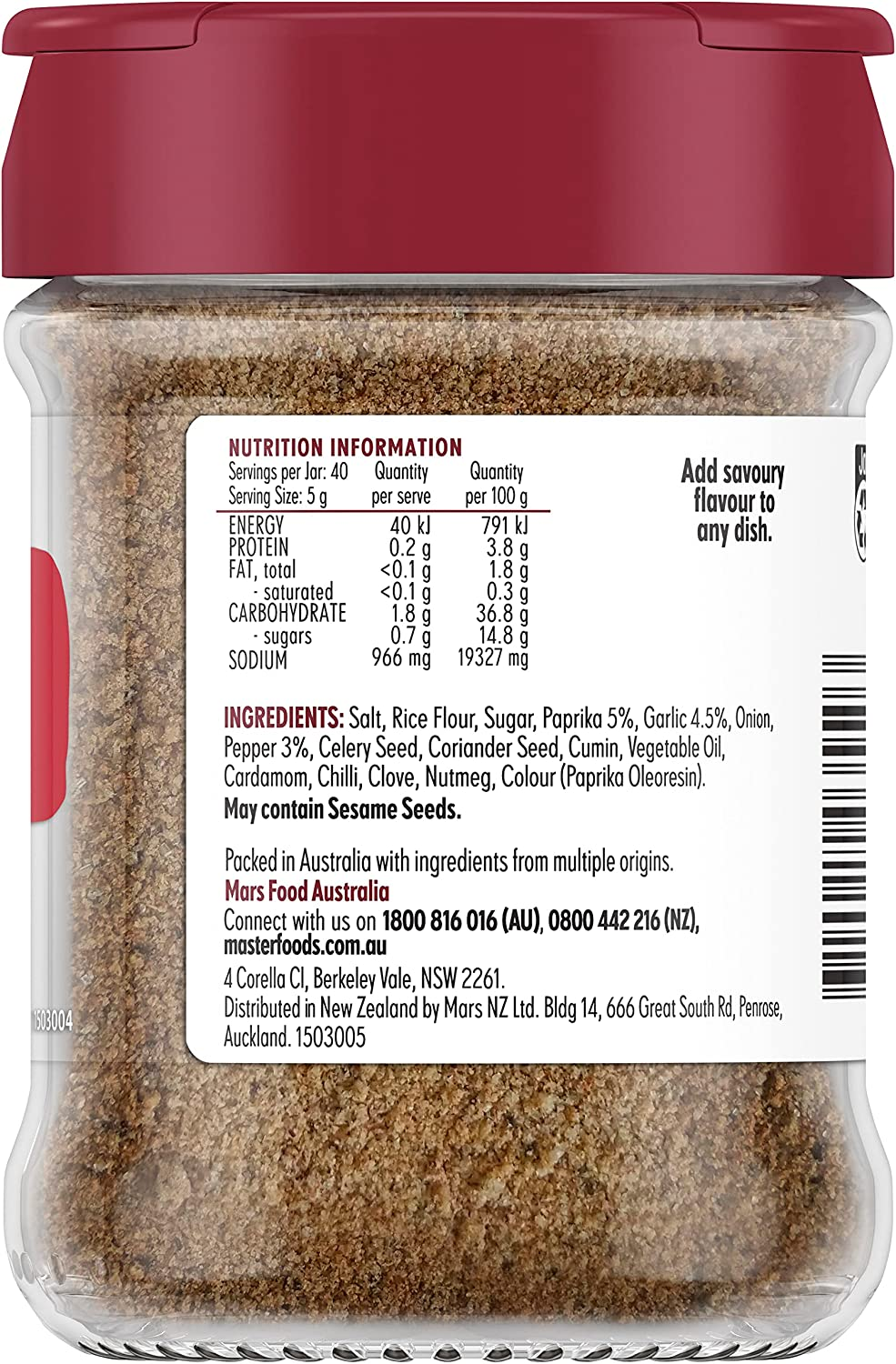 Masterfoods Large All Purpose Seasoning 200 G image number 3