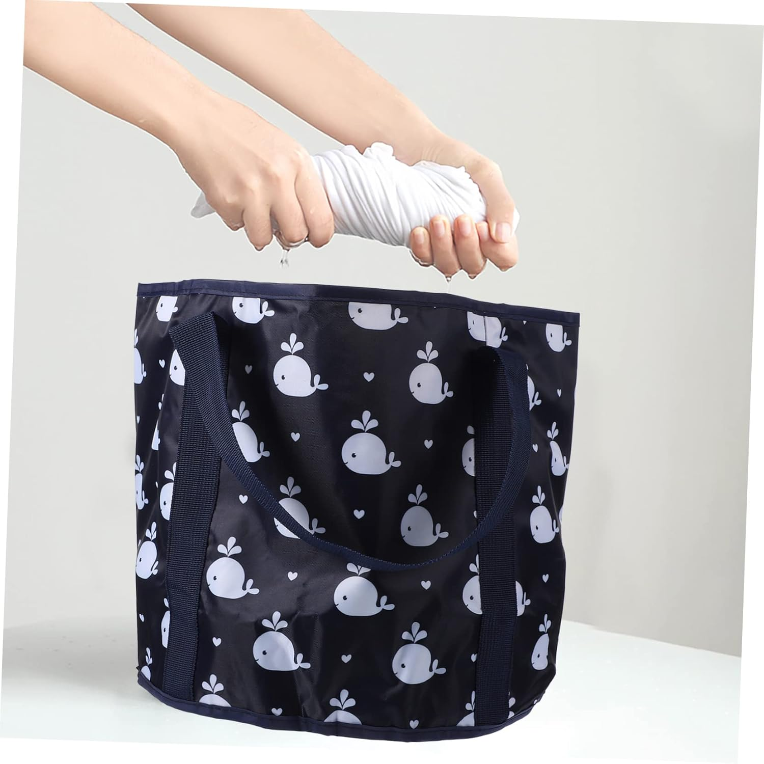 Healeved Foot Basin Portable Folding Water Basin for Camping Travel Outdoor Use Multi-Use Soaking Tub for Washing Hands Dishes Laundry Space-Saving Design image number 3