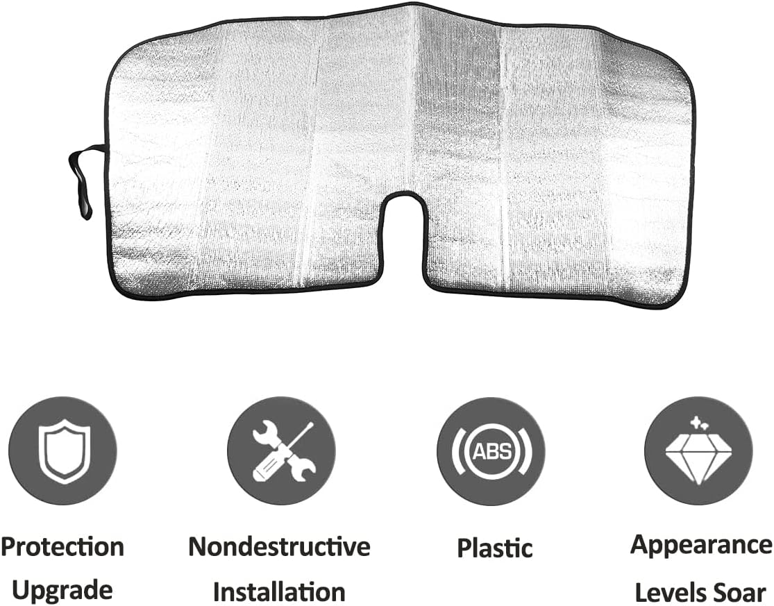 Windshield Sunshade Car Foldable UV Ray Reflector for BMW 3 Series G20 G28 2019-2022 Car Sun Shade Accessories image number 2