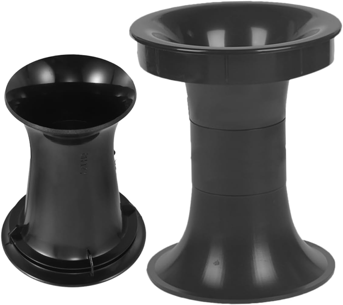 LAPYAPPE 2Pcs Subwoofer Bass Tube Port Vent for Speaker Box System Aesthetic Design Easy Installation Bass Performance Compatible Various Models Black image number 1