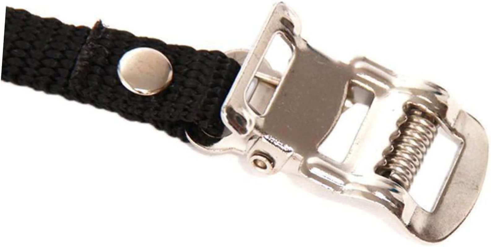 4 Pcs Bike Rack Support Strap Bike Pedal Straps Clips Replacement Rack S Exercise Mountain Toe Clips S Replacement Aluminum Alloy Support Belt image number 2