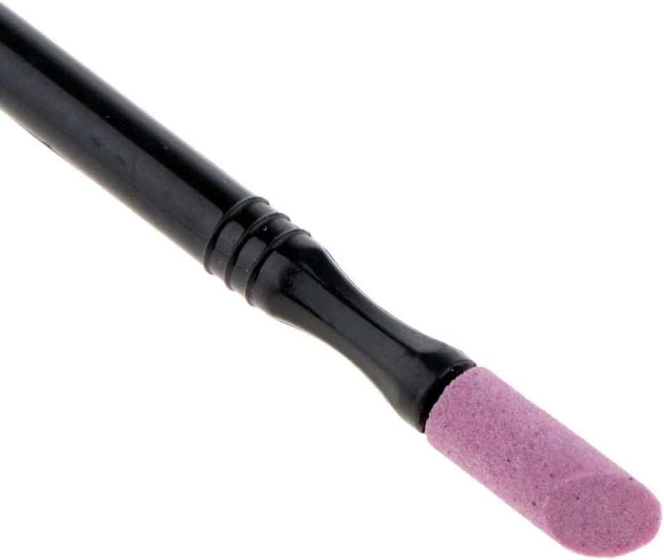 Cuticle Remover Pen Cuticle Pusher Cuticle Pusher with Quartz Stone Nail Art Tools Pack of 3