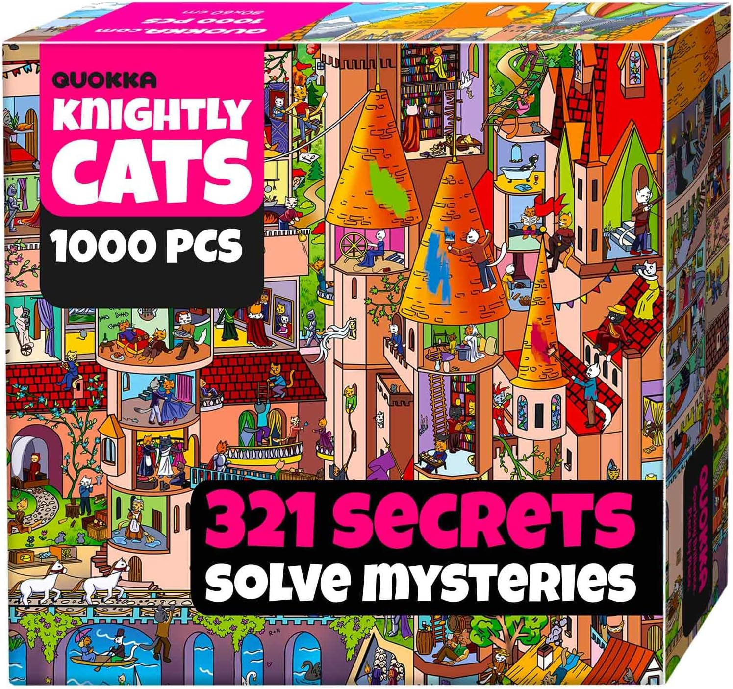 QUOKKA 1000 Piece Jigsaw Puzzle for Adults Cruise Vistas &ndash; Premium Box Packaging with Extra Fun Challenges, Stunning Scenic Animal Puzzle, Perfect for Relaxation, Creativity & Gift Giving