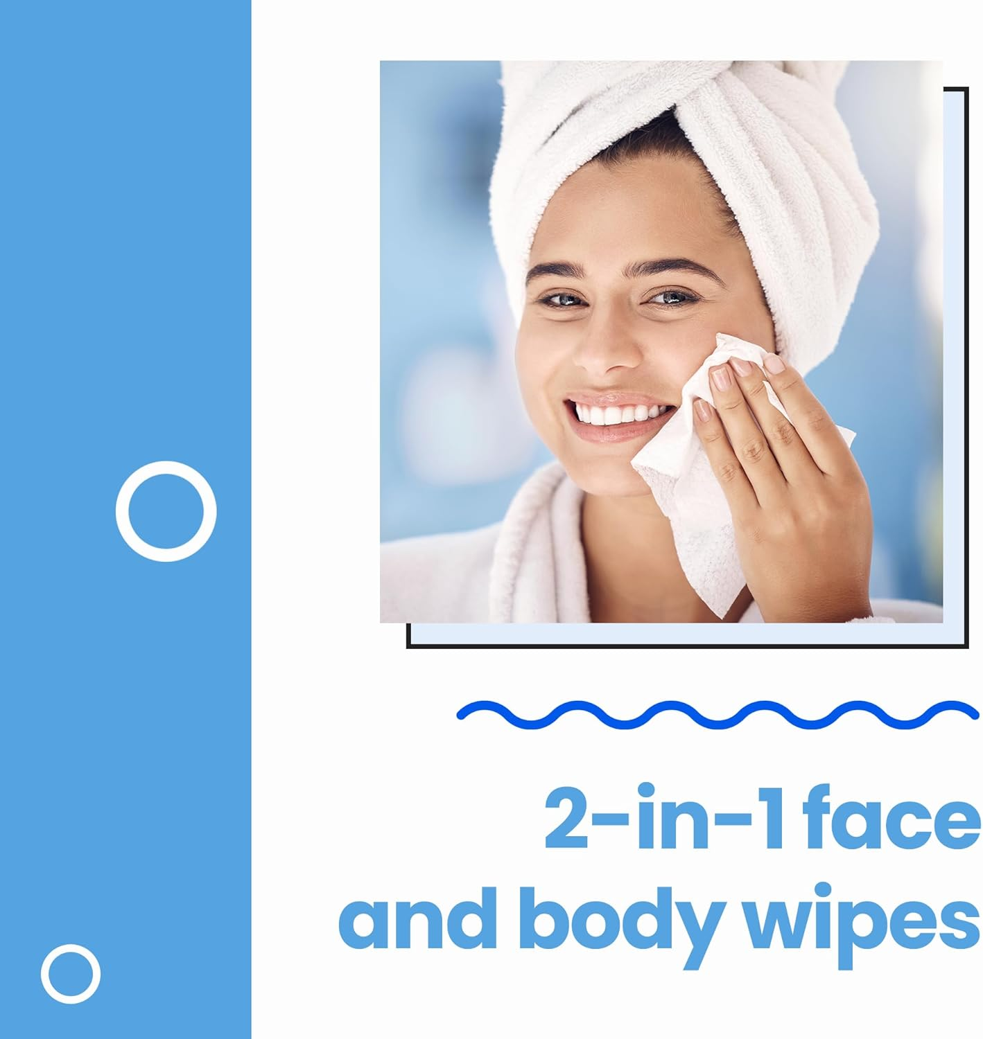 AQUA GUARD After-Swim Face & Body Wipes | Neutralize Chlorine Scent and Residue | Moisturizing RINSE-FREE Formula (1 Pack of 25) image number 6