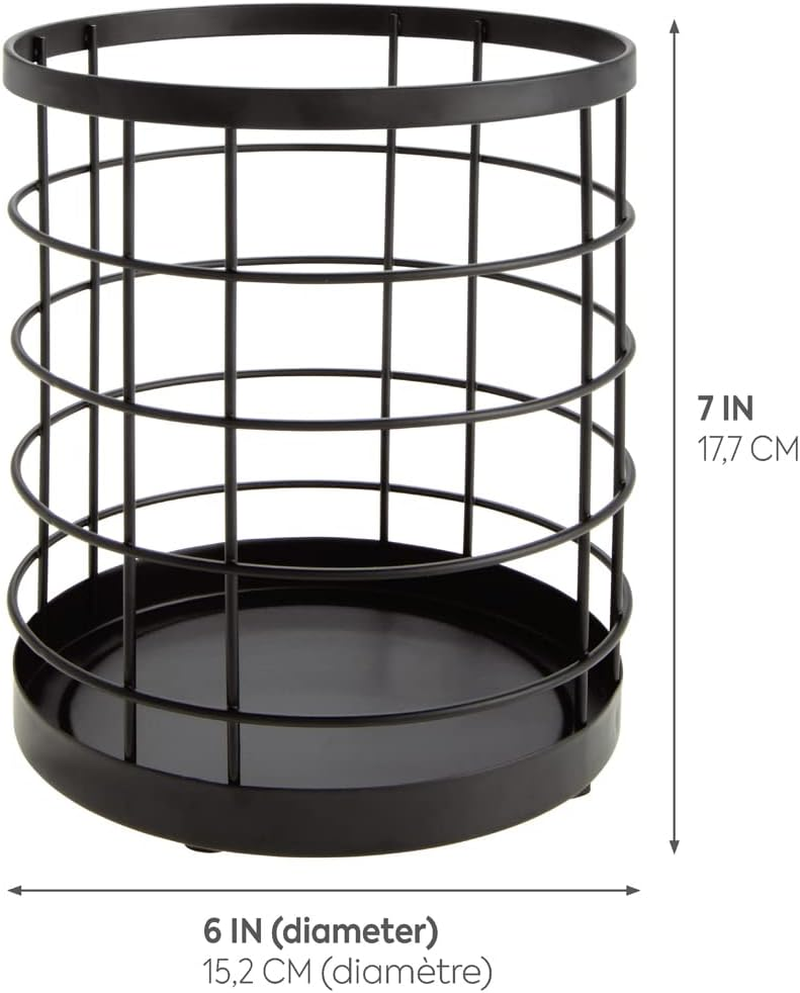 Interdesign Austin Kitchen Utensil Holder, Wire Utensil Storage image number 3