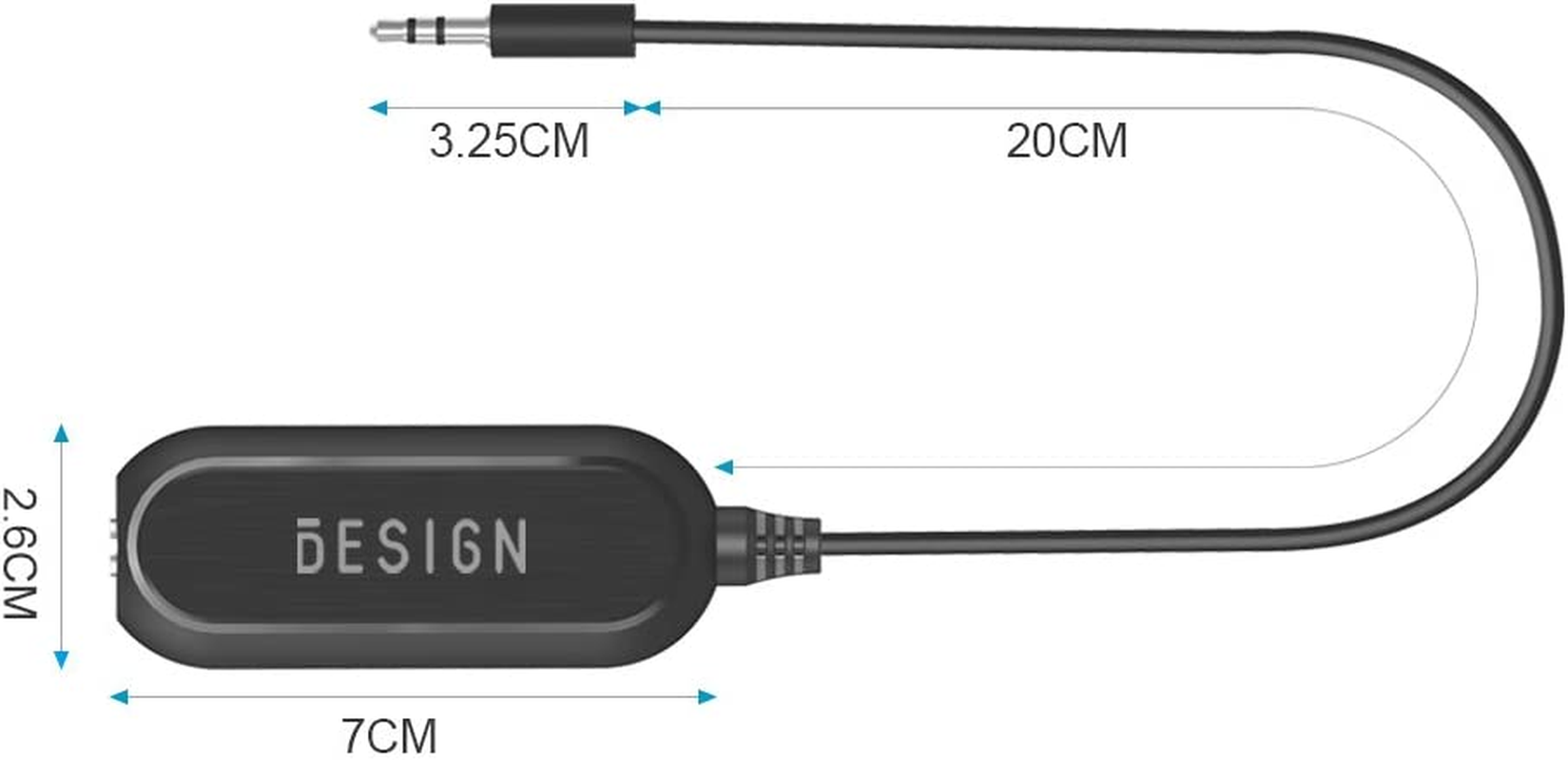 Besign Ground Loop Noise Isolator for Car Audio / Home Stereo System with 3.5Mm Audio Cable image number 3