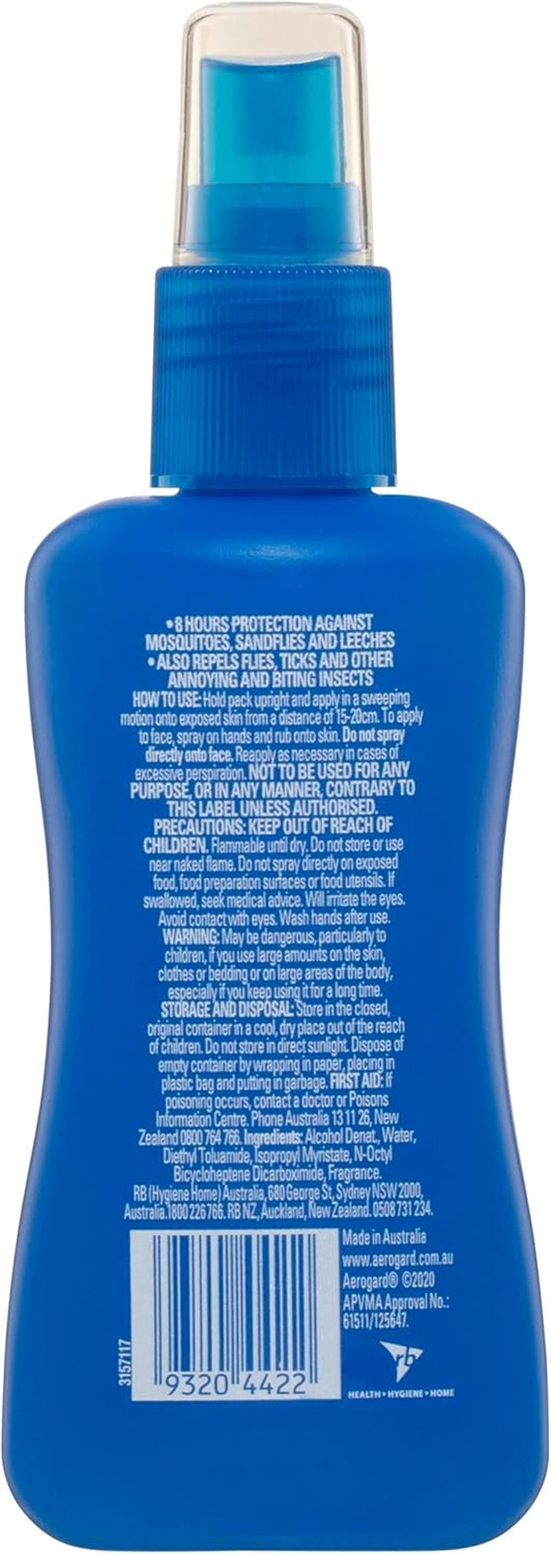 Aerogard Tropical Strength Insect Repellent Pump, 135Ml image number 4