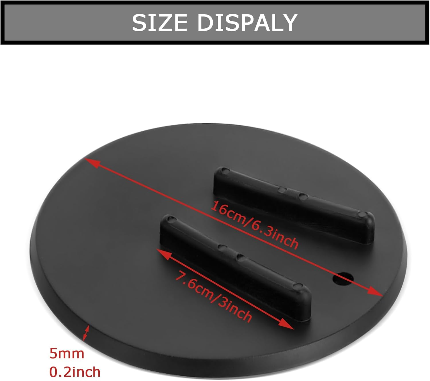 For Harley Davidson Touring Motorcycle Kickstand Jiffy Stand Coaster Pad Puck image number 2