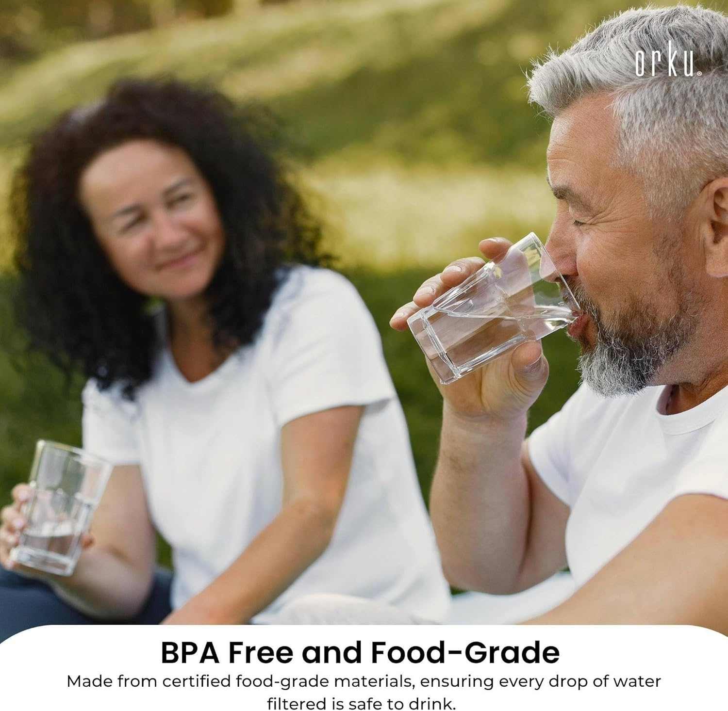 Orku Block Carbon + Fluoride Filter Pack - Replacement for Berkey Gravity System image number 1