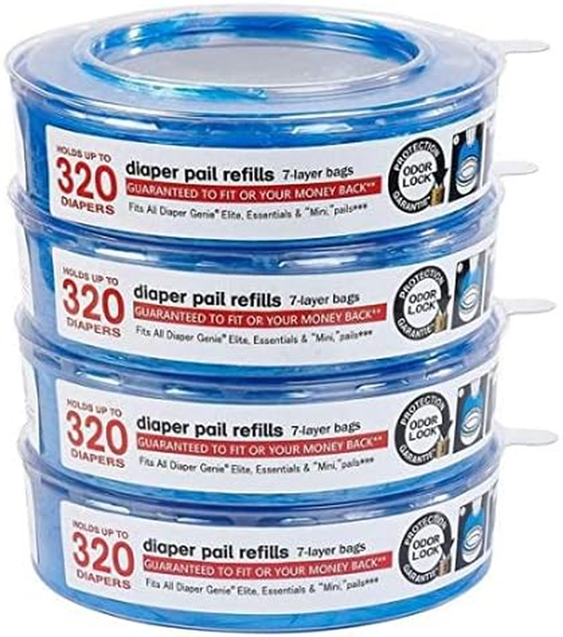 4 Pack Compatible with ANGELCARE Refill Cassettes for Nappy Bins Cheaper image number 5