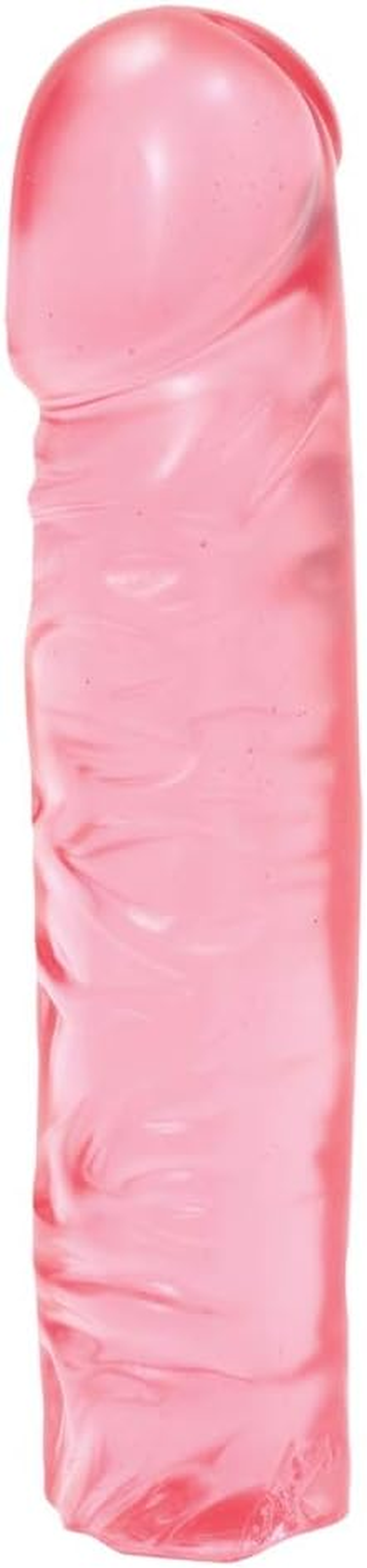 Doc Johnson Crystal Jellies - 8 Inch Classic Dong - Pink image number 3