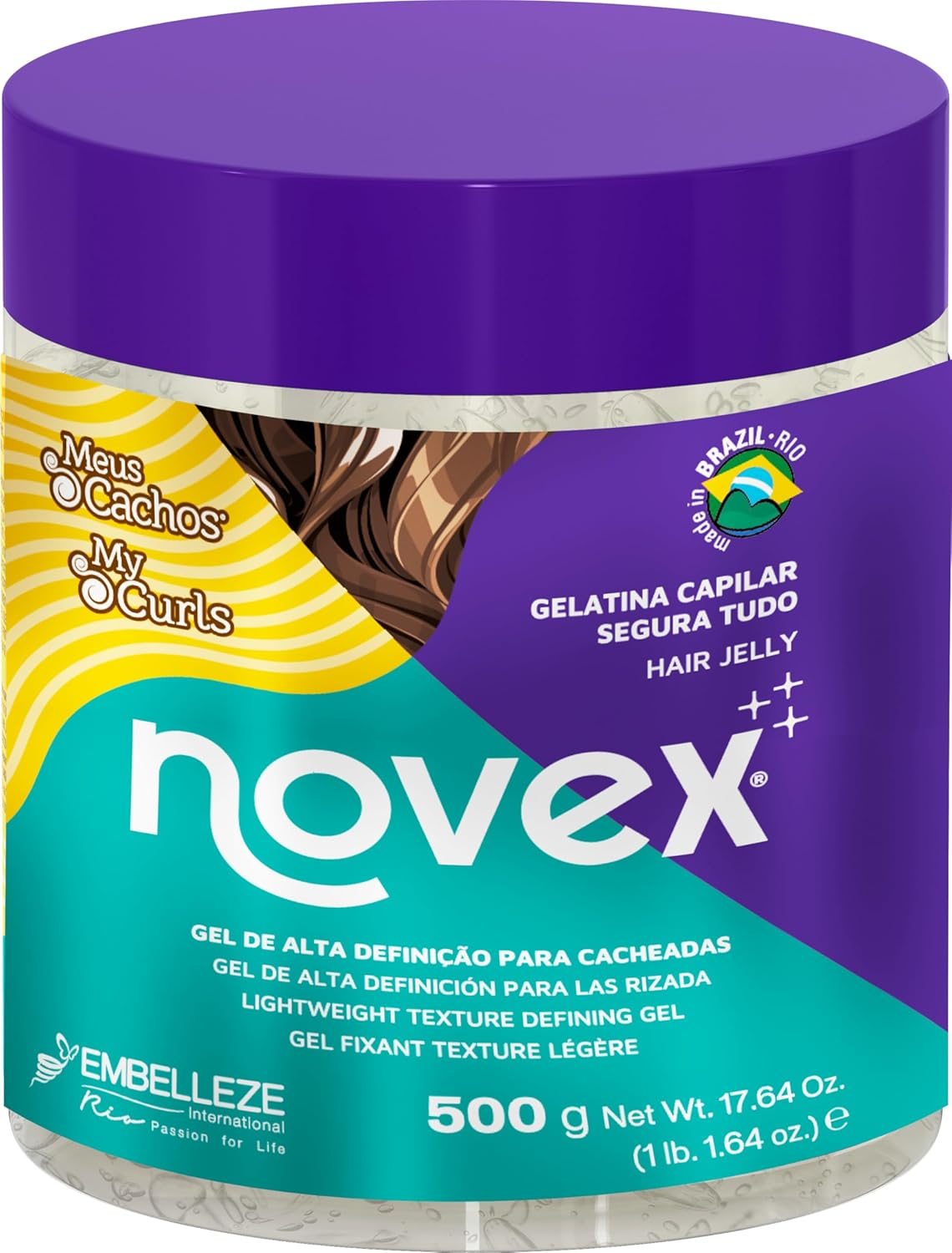 My Curls by Novex Lightweight Texture Defining Gel 500G