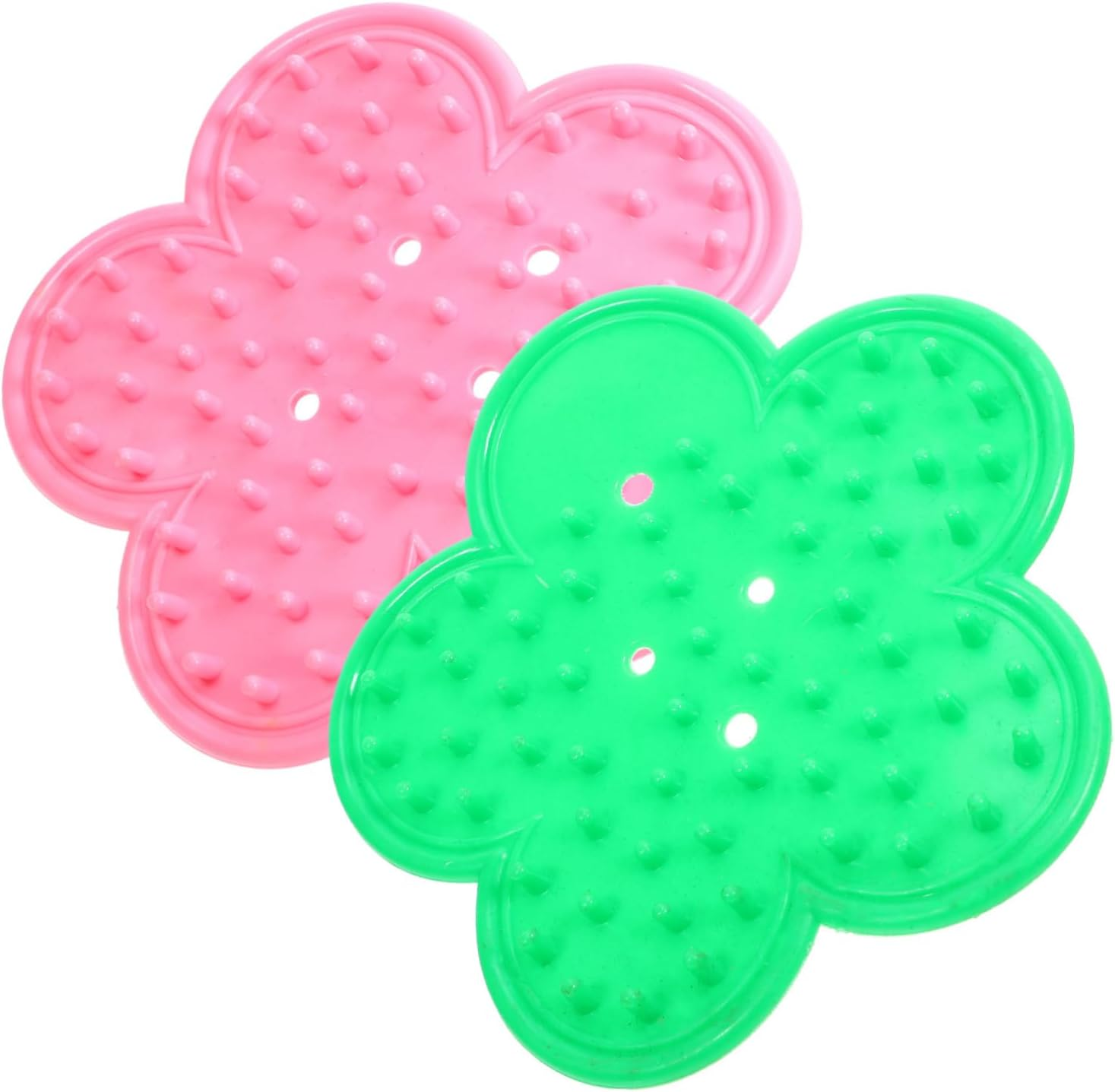 BESPORTBLE Rose Thorn Remover Pliers 2Pcs Plastic Rose Strippers Garden Thorn Stripping Tool for Home Gardening with Convenient Burr Removal in Green and Pink image number 1