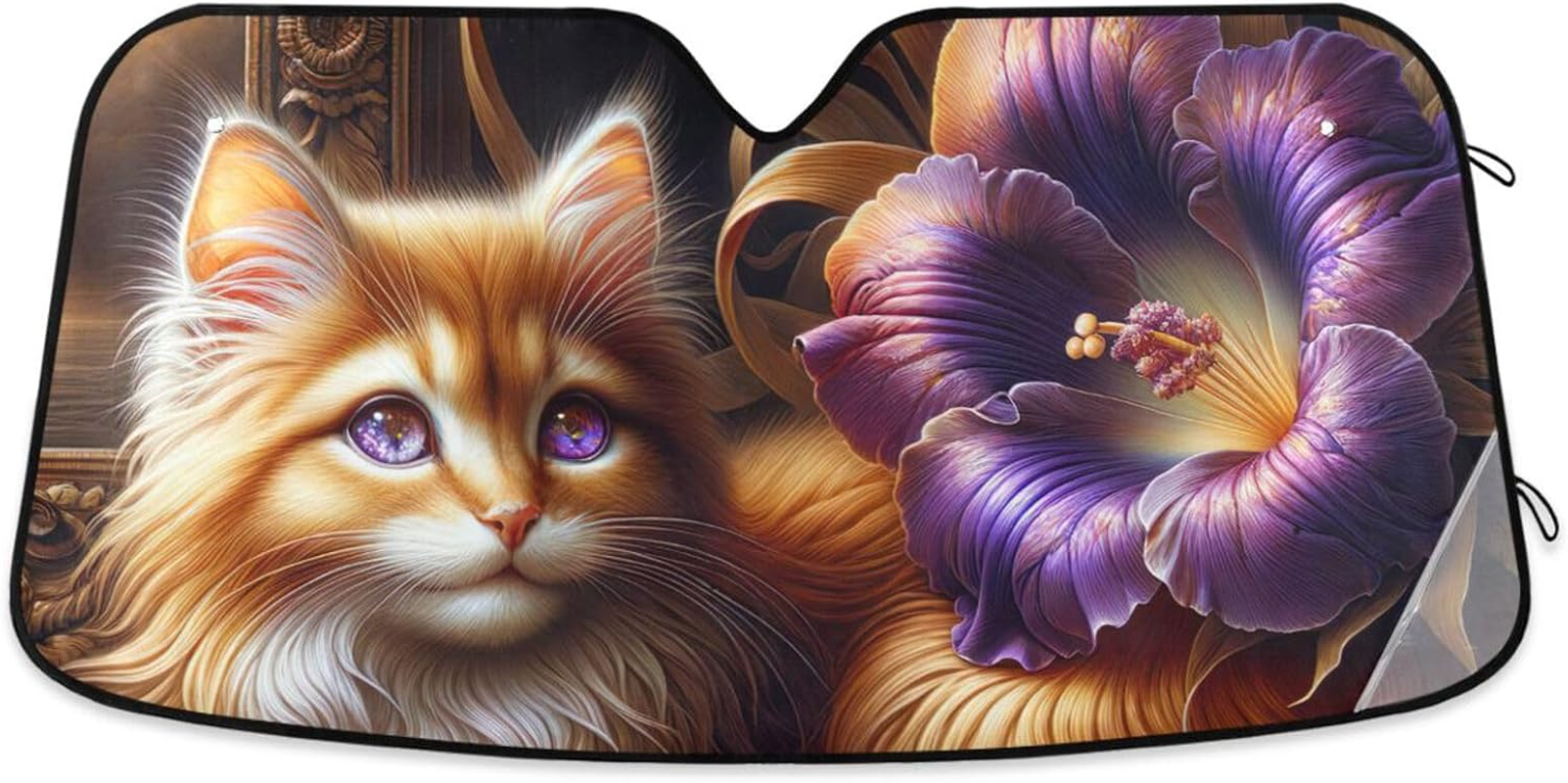 Strawberries Print Car Windshield Sunshade Automotive Window Sunshades Protect Your Car