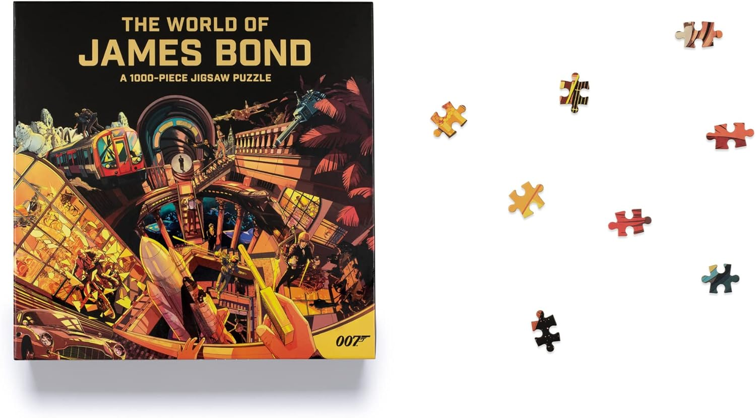 The World of James Bond: a 1000-Piece Jigsaw Puzzle image number 1
