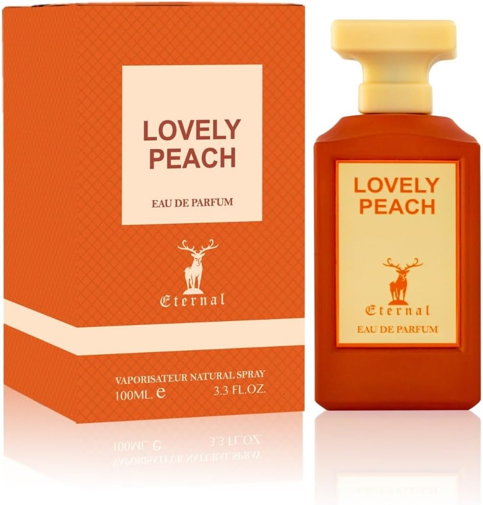 Eternal Collection - Lovely Peach by Khalis for Women - 3.4 Oz EDP Spray