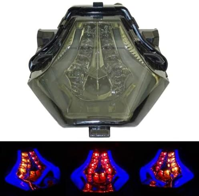 ESPEEDMTC for YAMAHA R3 R25 YZF-R3 YZF-R25 MT-03 MT-25 MT-07 Integrated Light LED Lights Taillight Turn Signal Lights Rear Braketaillight Accessories (Red)