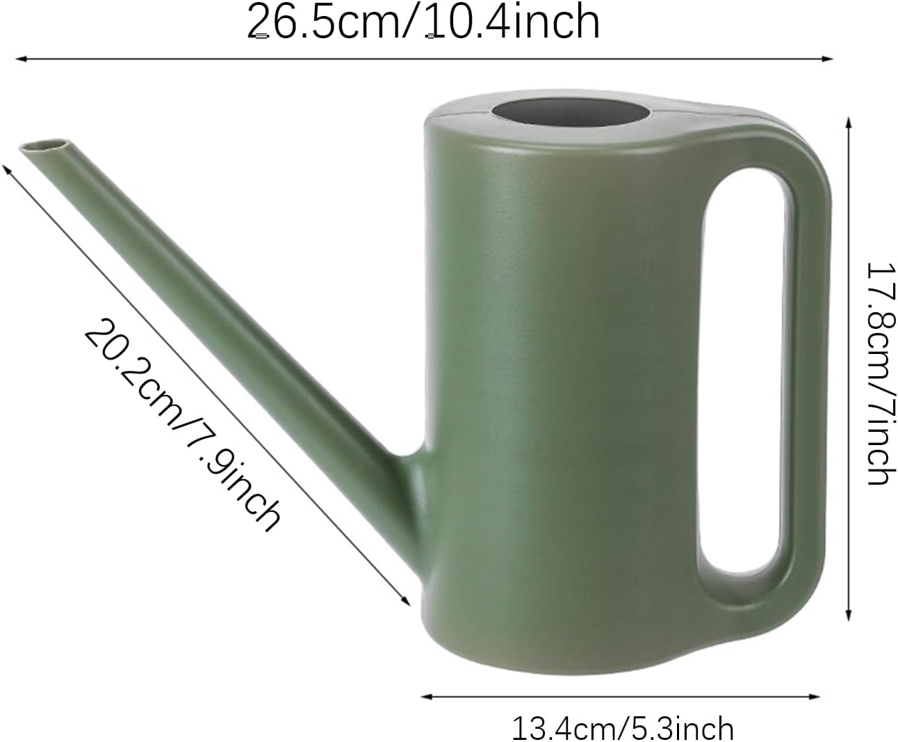 Zasdvn Indoor Watering Can,Decorative Gardening Watering Can with Long Spout - Semi-Opening Garden Supplies, Water Can for House, Balcony, Lawn image number 2