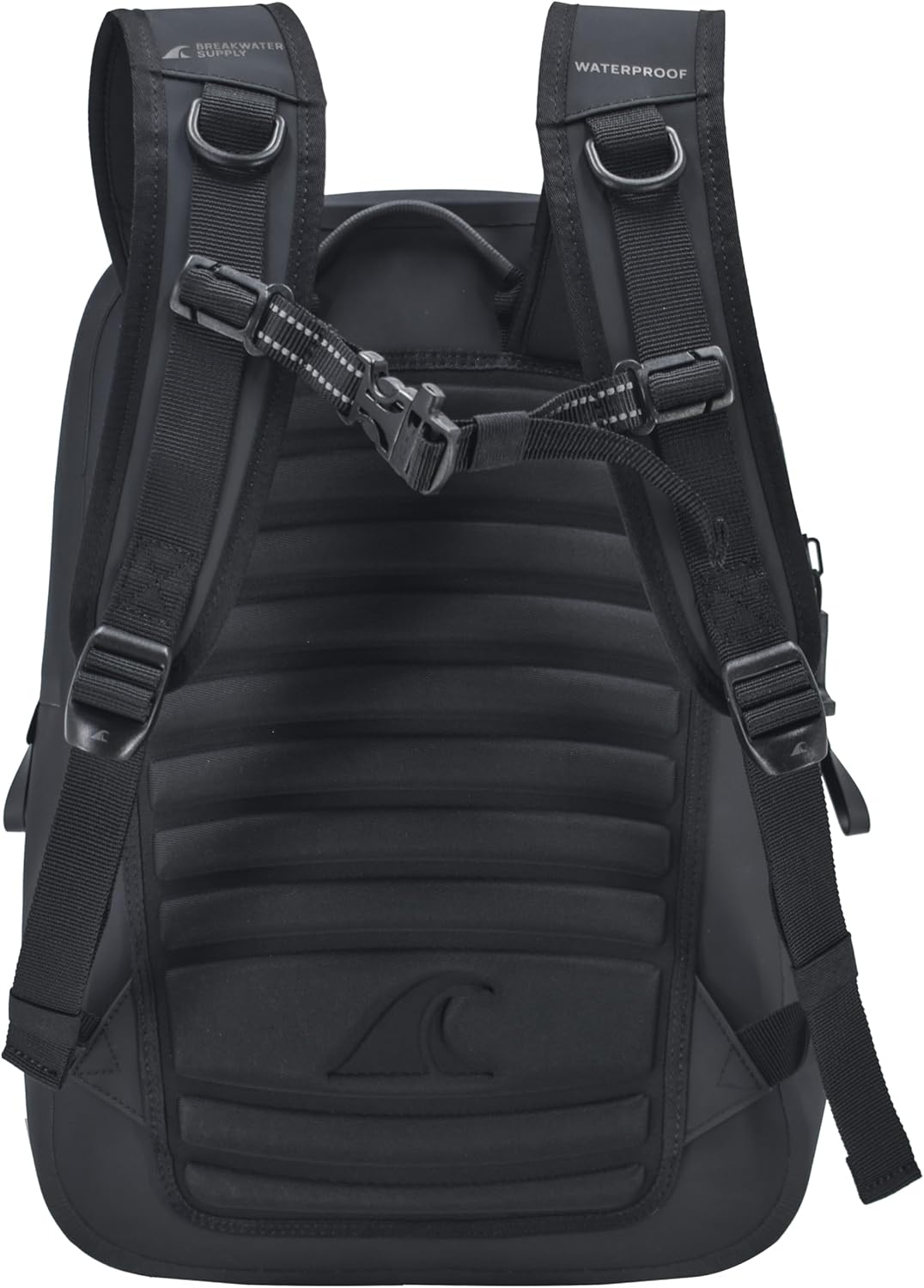 Breakwater Supply&trade; 100% Waterproof Submersible Backpack, Laptop Bag, Airtight Zippers | Travel Outdoors | Fogland 25L 20L 15L - Explorer 25L (Cascade Gray) image number 4