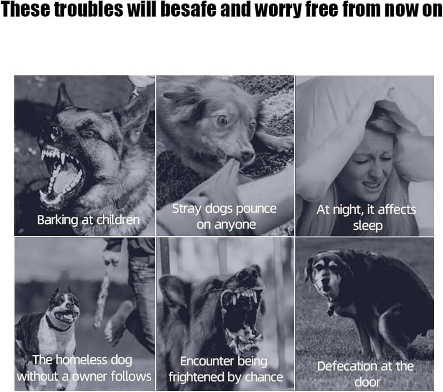 Emesak Barkshield Pro - Bark Shield Dog Bark Deterrent Devices, Double Lights Flashing / 25000-40000 3-Speed Frequency Conversion anti Barking Tool 100% Safe for All Dogs image number 3