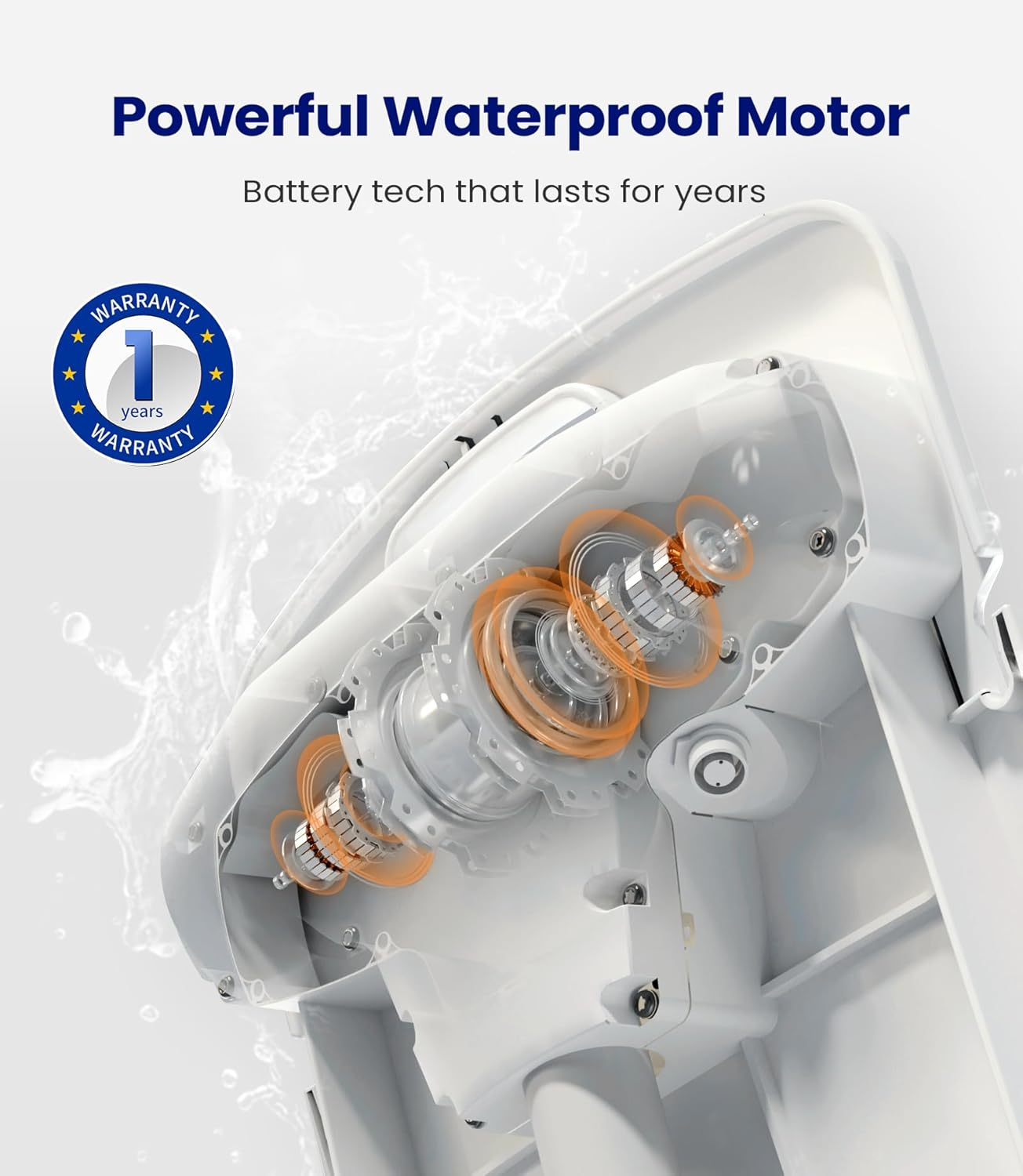 Maidesite Electric Bath Lift, Suitable for 16" Wide Bathtub,Electric Lifting,6 Bottom Non-Slip Suction Cups,High-Strength Steel Pole for Extra Safety,Collapsible,Bearing Weight 300LB image number 3