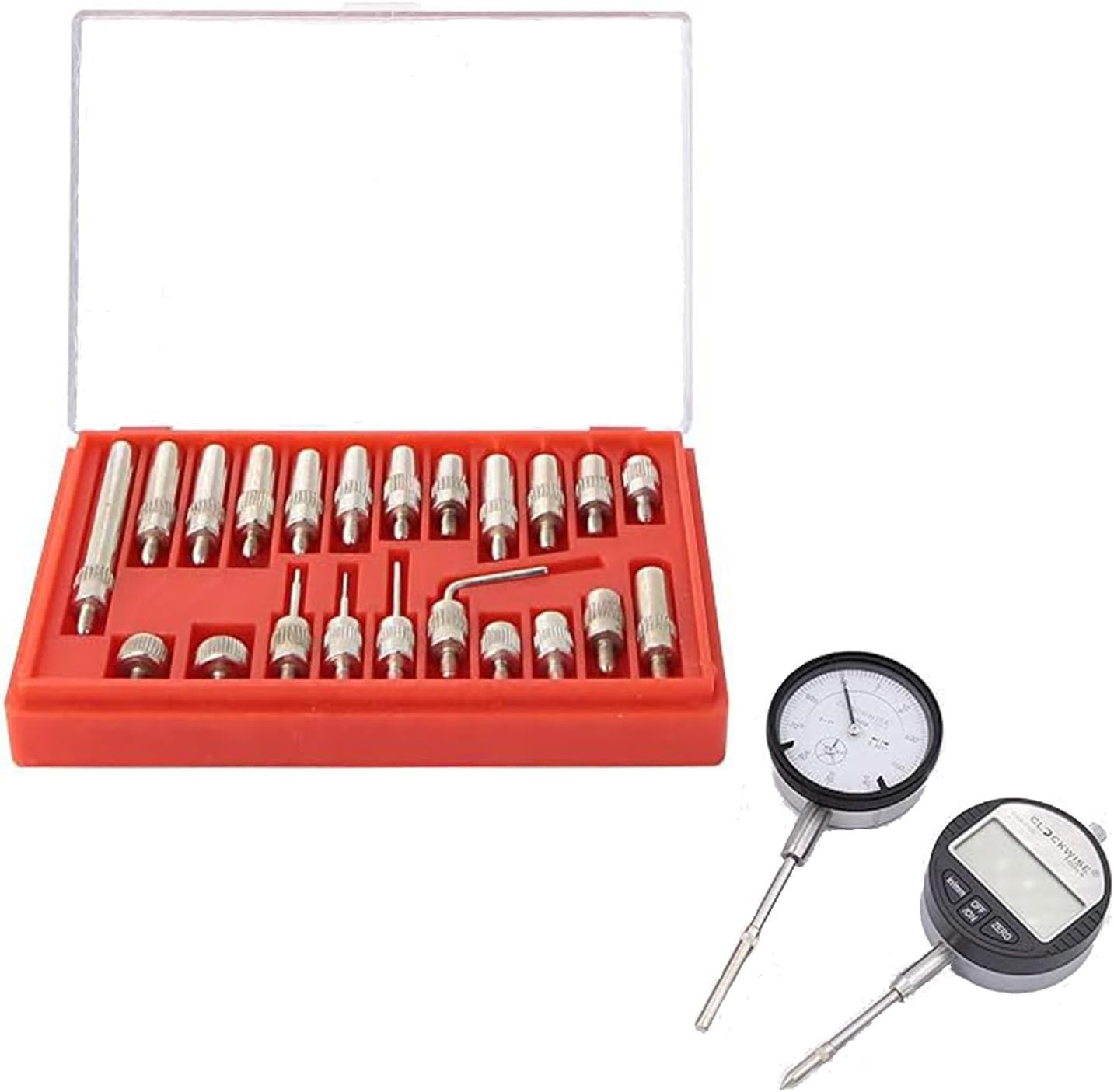 1Set Dial Indicator Extension Set Precision Measuring Tool Kit for Automotive Mechanical Processing and DIY Projects Durable Tips High Accuracy User Friendly Design and Automotive Applications image number 4