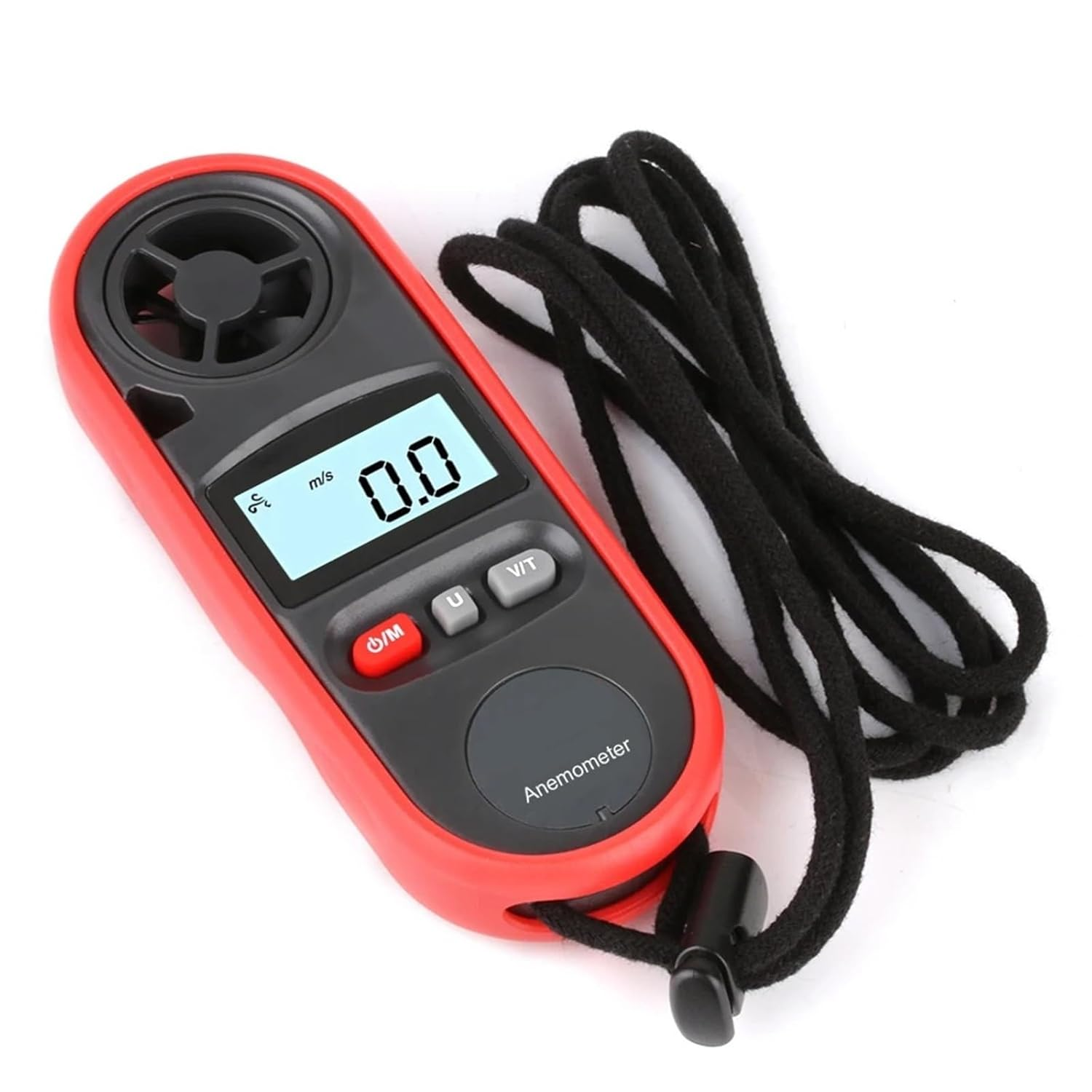 Anemometer, Portable Anemometro, Thermometer, Wind Speed Gau Meter Windmeter, Hand-Held Anemometer image number 4