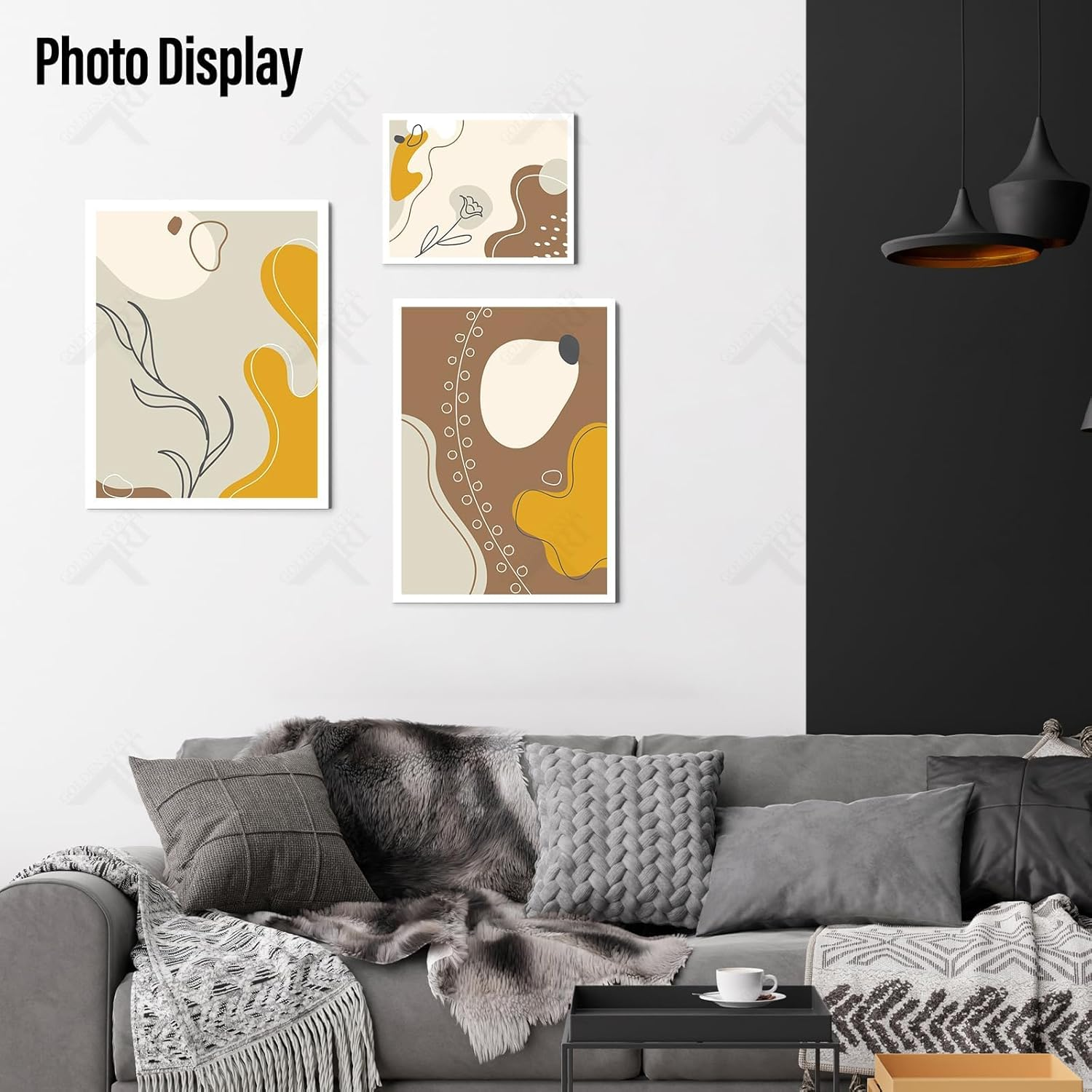 Golden State Art, Acid Free 5 Pack 5X7 White Foam Boards Foam Core Poster Board, 1/8'' Thick Polystyrene Foam Sheet for Projects, Mounting, Crafts, Art and Presentations