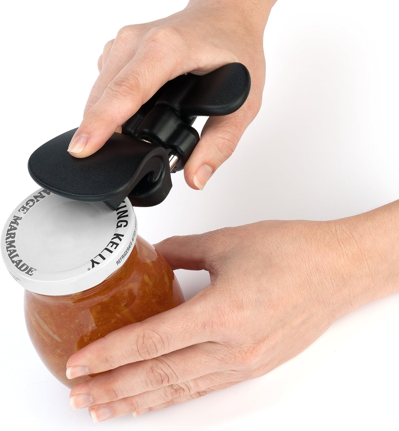 Bartelli Soft Edge 3-In-1 Ambidextrous Safety Can Opener Jar Opener and Bottle Opener image number 3