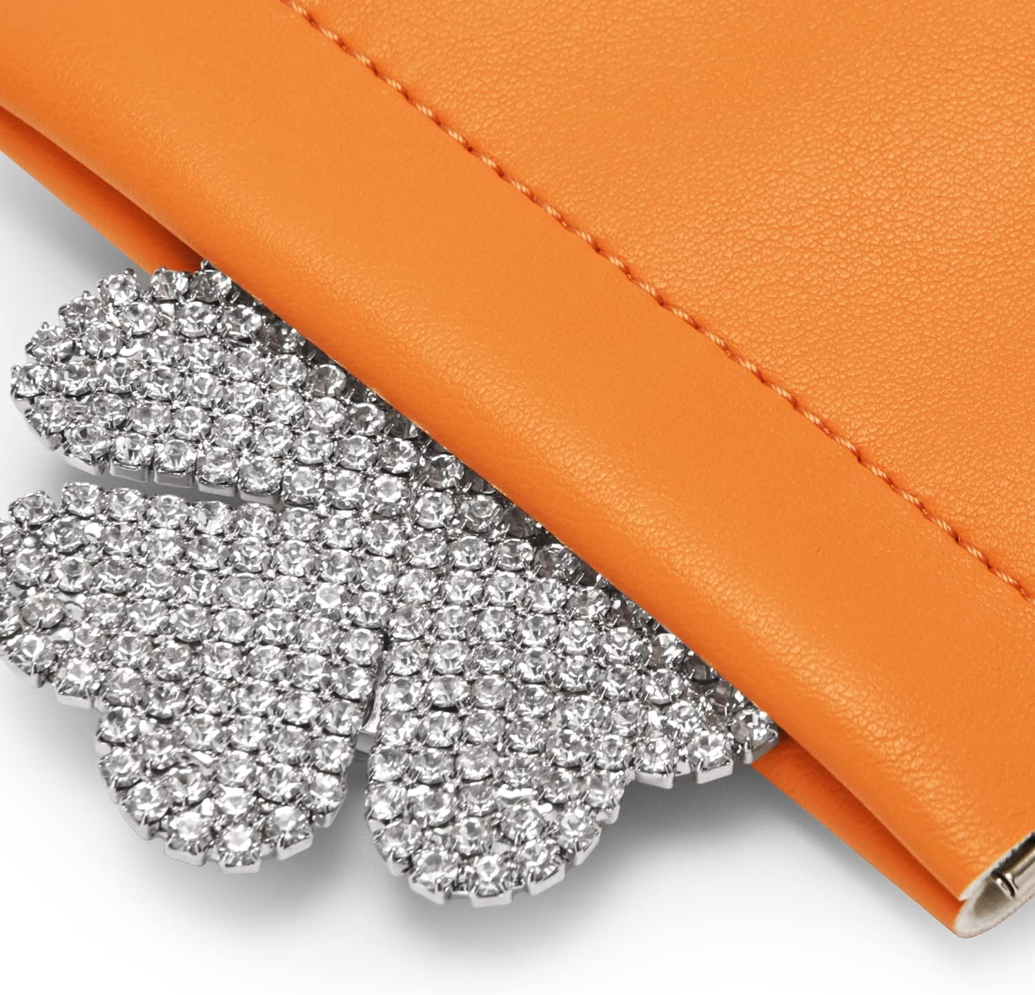 Oirlv Jewellery Organizer Bag Travel Jewellery Bag Case for Multiple Necklaces, Rings, Bracelets (Orange) &hellip; image number 4