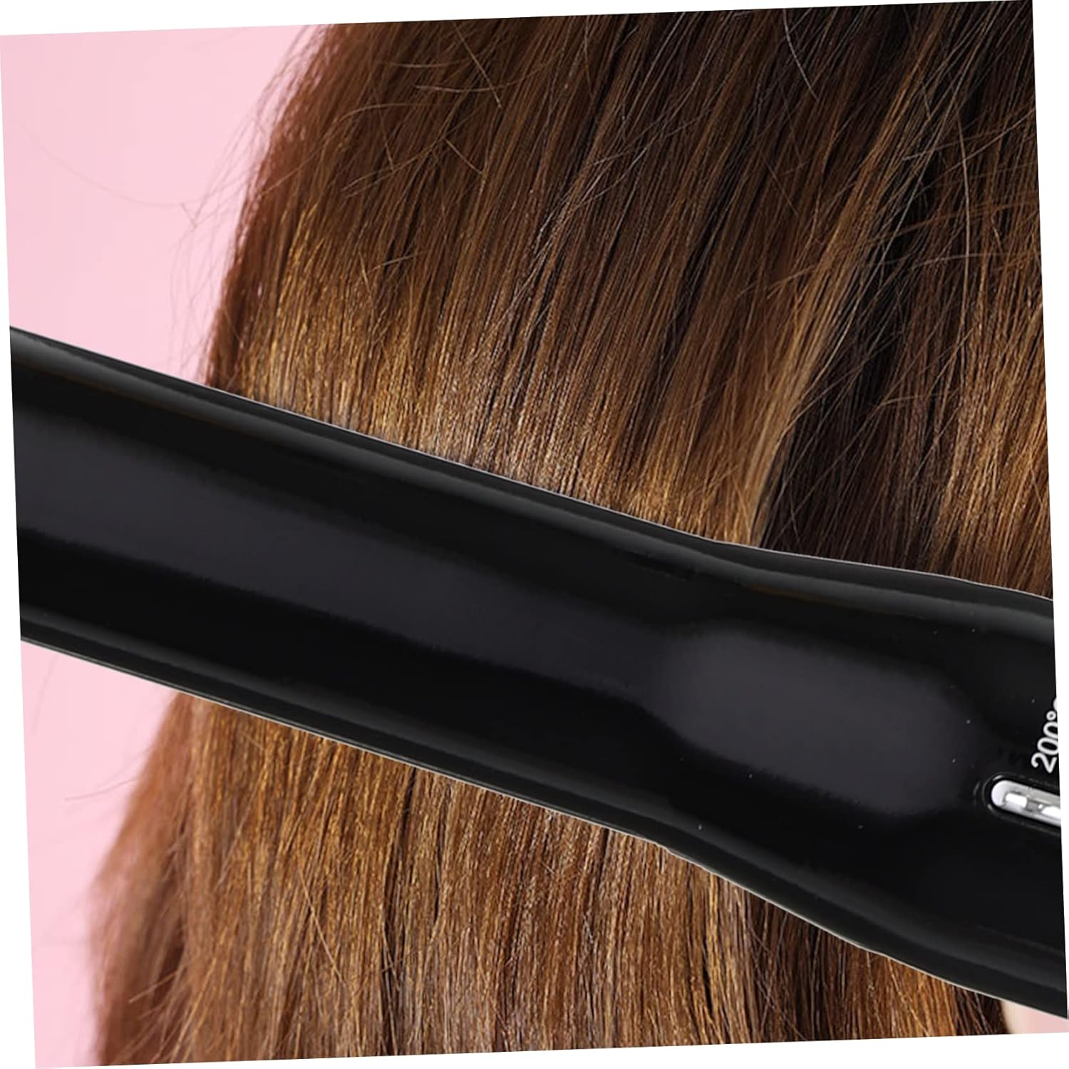 WOONEKY Wireless Mini Hair Straightener and Curling Tool Portable Travel Electric Hair Crimper for Women Adjustable Temperature image number 5