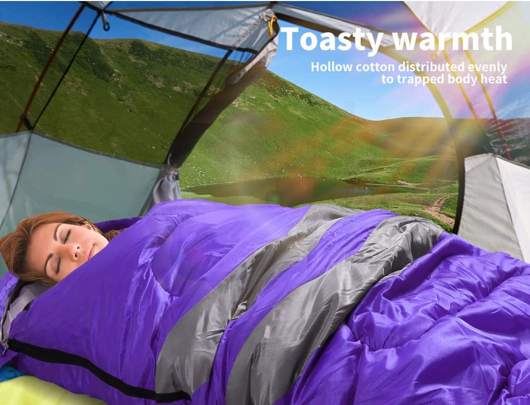 Mountview Sleeping Bag Single Bags Outdoor Camping Hiking Thermal -10℃ Tent image number 5