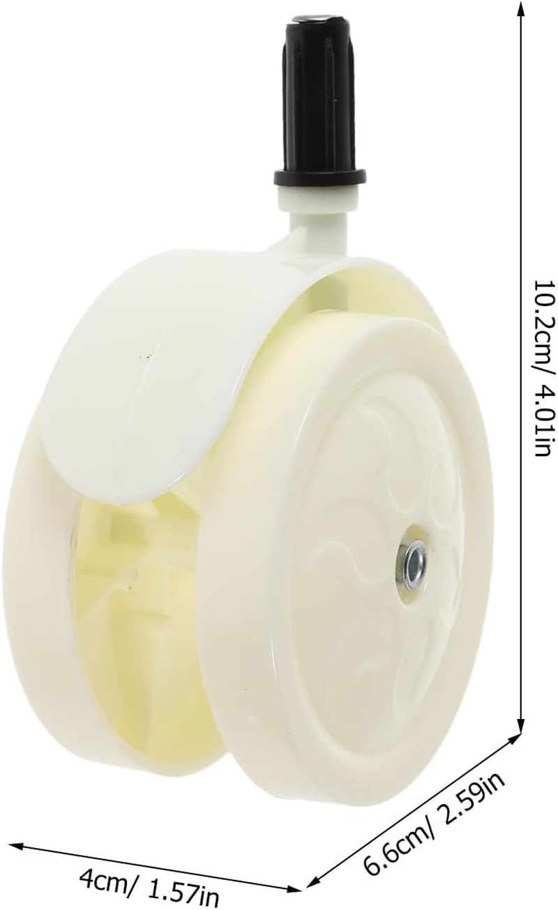 Gatuida 4PCS Baby Trolley Wheels for Stroller Pram and Walker - Swivel Caster Replacement Infant Stroller Accessory Parts for Toddler Kids Chair and Carriage image number 1