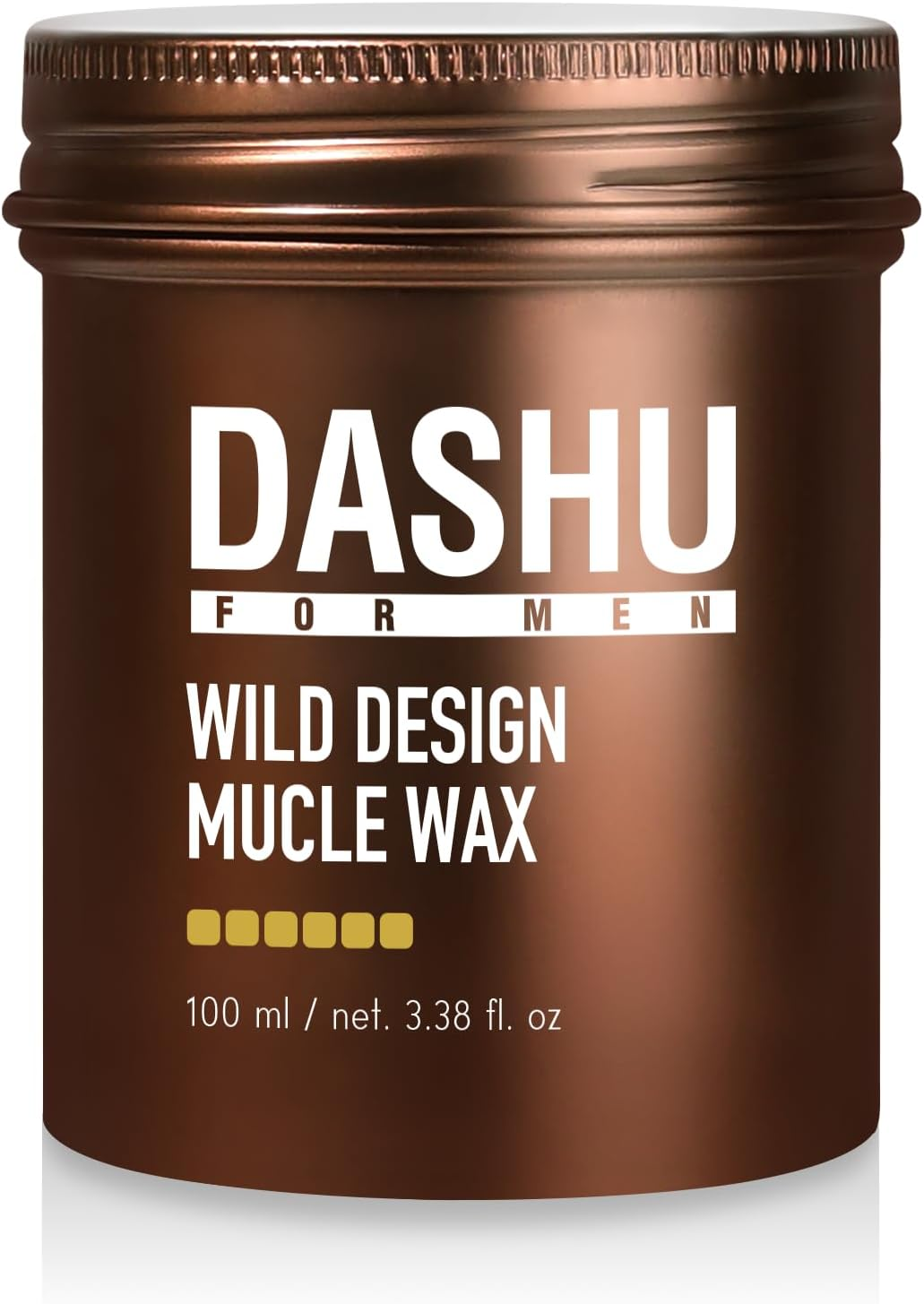 DASHU Wild Design Mucle Wax 3.5Oz &ndash; Strong Hold without Shine, Easy to Wash, Styling Hair Wax image number 4